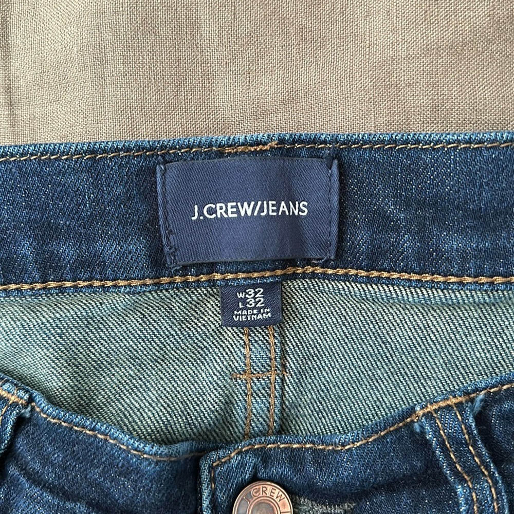 Men’s J Crew 32x32 484 slim Kurabo jeans